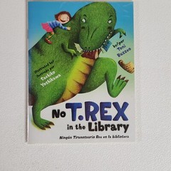 No T. Rex in the Library by Toni Buzzeo Compliments of Cheerios softcover Sealed
