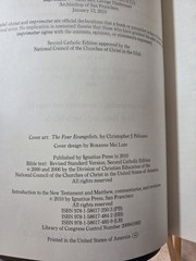 Ignatius Catholic Study Bible New Testament RSV 2nd Catholic Edition Flexible Co