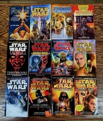 Star Wars Paperback Book Lot of 12 Various Titles