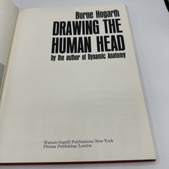 Drawing the Human Head Burne Hogarth 300 Illustration Hardcover Dust Jacket ‘77