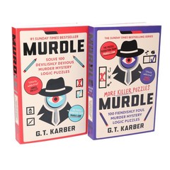 Murdle Puzzle Series By G.T Karber 2 Books Collection Set – Fiction – Paperback