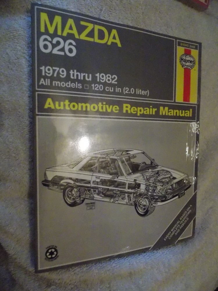 Haynes Automotive Repair Manual Shop Book 1979 – 1982 Mazda 626 Brand New SEALED