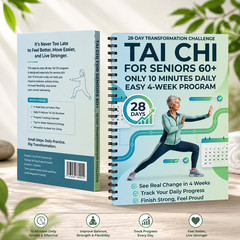 28-Day Tai Chi for Seniors Guide | Easy 10-Min Daily Routine | Balance, Flexibil