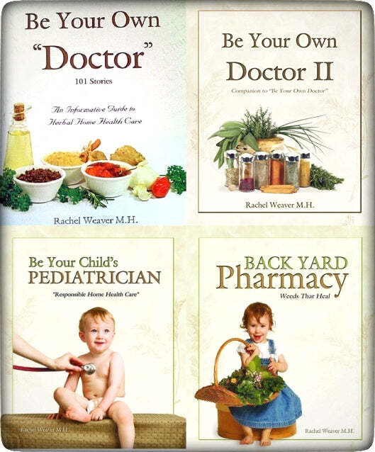 4 BOOK SET – Be Your Own Doctor 1/2, Pediatrician & Pharmacy by Rachel Weaver MH