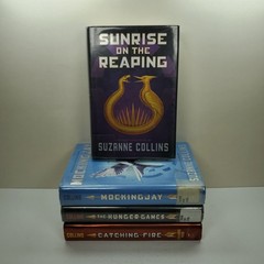 SUZANNE COLLINS 4 HARDCOVERS HUNGER GAMES SERIES Lot – Sunrise on the Reaping