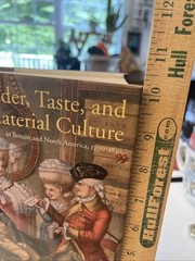 Gender Taste and Material Culture in Britain & North America ART HISTORY