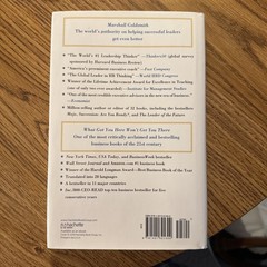 What Got You Here Won’t Get You There by Marshall Goldsmith W/Mark Reiter Great!