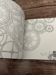 Relaxing Adult Coloring Book Time Travel 24 Pages 7×7