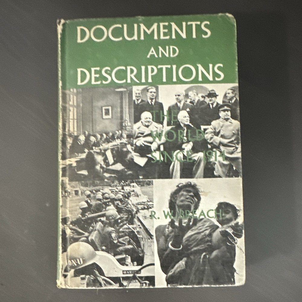 Oxford Univ Press Documents & Descriptions: World Since 1914 HC 1966 Ex-Lib