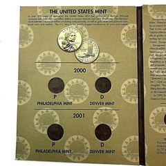 Harris Sacagawea Dollar Coin Folder Book #2762 Millennium Edition 2000-2004 Ver.