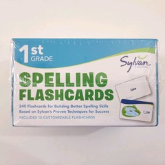 NEW First Grade Spelling Flashcards Sylvan Learning 2011 Random House Sealed Box