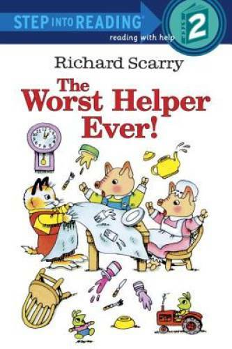 The Worst Helper Ever (Step-Into-Reading, Step 2) – Paperback – GOOD