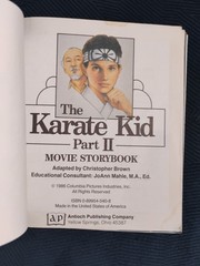 THE KARATE KID PART II MOVIE STORYBOOK (1986 TPB) WITH STICKERS!!!