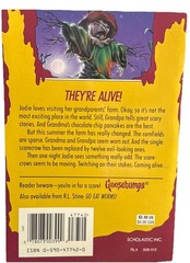 Vntg Goosebumps Scarecrow Walks At Midnight TRUE 1st Print Bookmark R.L. Stine
