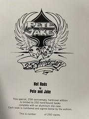 Pete and Jakes 25th Anniversary Hardcover Hot Rod Book 144 Pages
