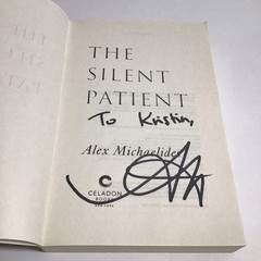 The Silent Patient by Alex Michaelides Paperback Book SIGNED AUTOGRAPHED Kristin