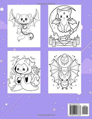 Creepy Kawaii Pastel Goth Coloring Book: 100+ Coloring Pages with High-Quality I