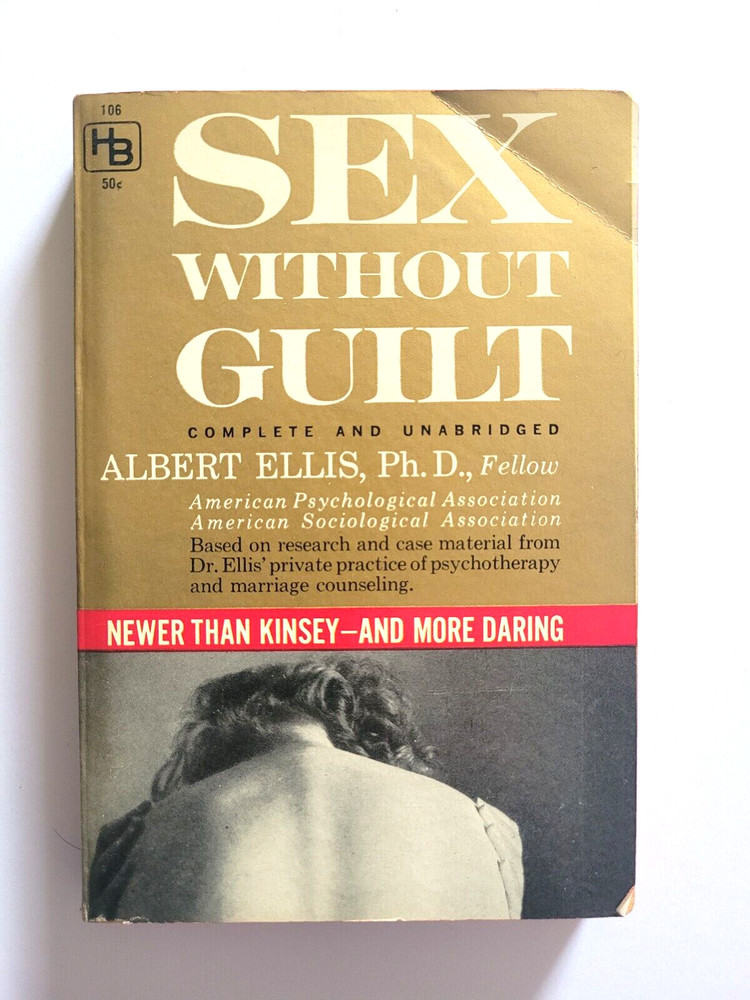 SEX WITHOUT GUILT – ALBERT ELLIS – HILLMAN PAPERBACK – 1959