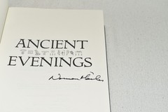SIGNED Norman Mailer ANCIENT EVENINGS HCDJ 1ST/3RD 1983 Naked Dead EXC/RARE OOP