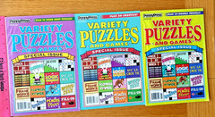 Lot of 3 PENNY PRESS VARIETY PUZZLES & GAMES SPECIAL ISSUE NEW Free Ship