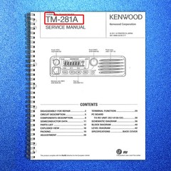 KENWOOD TM-281A 144MHz FM Transceiver Service Manual 2011, FOLDOUTS