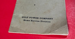 Good Meals the Electrical Way ~ Gulf Power Company Recipe Booklet ~ 31 Pages