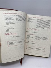 The Congressional Club Cook Book 1993 Red Faux Leather Cookbook