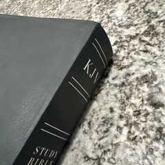 KJV King James Version Study Bible Holman Indigo (Blue) LeatherTouch Indexed