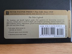 Pilot Log Book by Inc. Peter Pauper Press (Hardcover, 96 page, 40 Flights)
