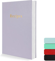 Recipe Book to Write in Your Own Recipes with 62 Blank Pages (Purple)