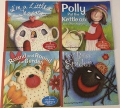 Lot Of 17 Children’s Nursery Rhyme Picture Books Illustrated By Wendy Straw