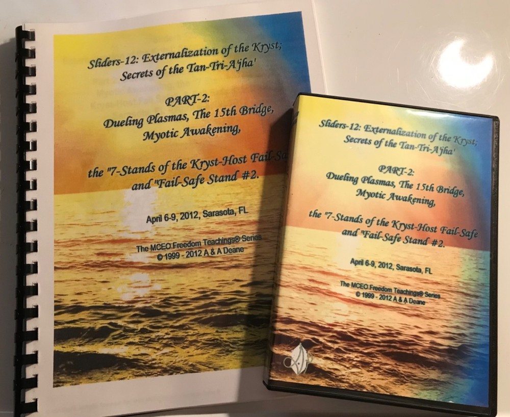 VOYAGERS, ASHAYANA DEANE, Sliders 12 Part2 BOOKLET, 44 Pages & DVD’s (3)