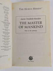 Master of Mankind by Aaron Dembski-Bowden (Paperback) Horus Heresy *Acceptable