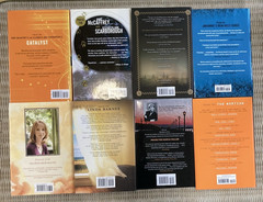 Lot of 8 Hardcover Mystery & Fiction books various authors see photo for titles