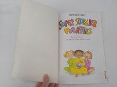 AMERICAN GIRL LIBRARY SUPER SLUMBER PARTIES IDEAS CRAFTS FOOD SOFTCOVER BOOK GUC