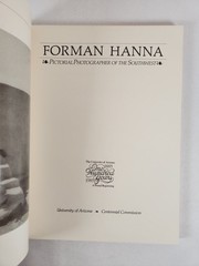 Forman Hanna:Pictorial Photographer Of The Southwest 1985 PB 1st, 1st VG
