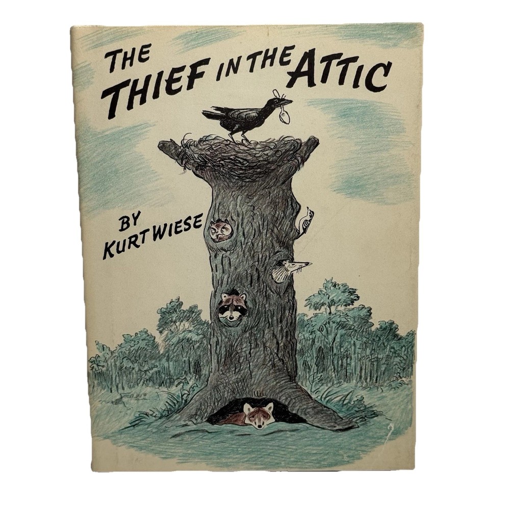 The Thief in the Attic Children’s Book Kurt Wiese Viking Press VTG 1965 HC DJ VG