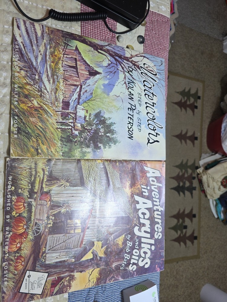Walter Foster Art Books Adventures in Acrylics Oils Watercolors Nolan Peterson