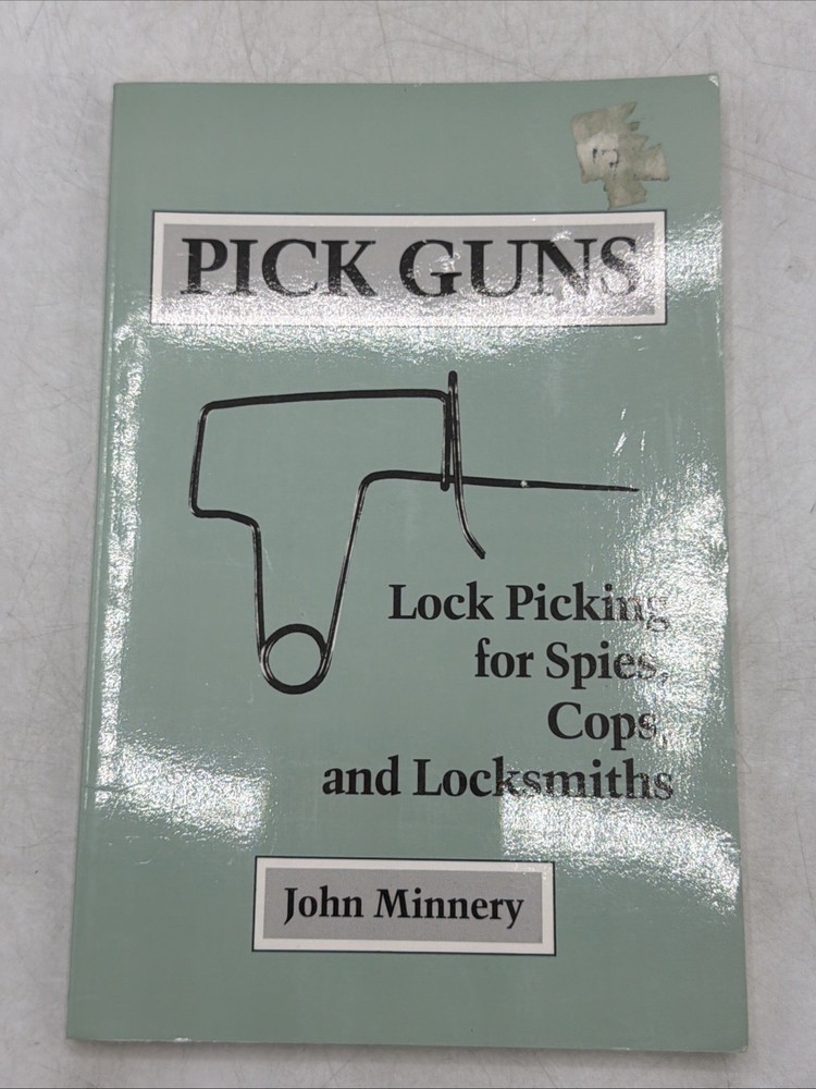 PICK GUNS by John Minnery (Trade Paperback) Paladin Press