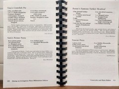 Dining On Livingston Place Cookbook Metairie Louisiana Millennium Edition