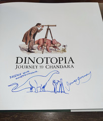 Calla Edition Dinotopia Journey to Chandara Signed Dinosaur Drawing James Gurney