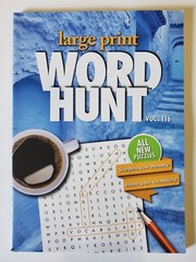 PAPP Large Print Word Hunt Puzzle Books, Largest Selection of Volumes, You Pick!
