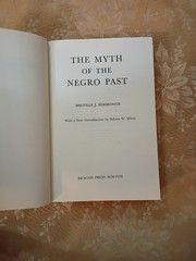1990 The Myth of the Negro Past Melville J. Herskovits Paperback Beacon Press