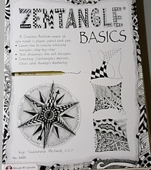 Zentangle Art Book Lot, 7 Books, Zentangle 2 3 4 Basics Time to Tangle
