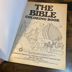 The Bible Coloring Book Jesus Mary Creative Child 1991 Vtg – 156 Unused Pages