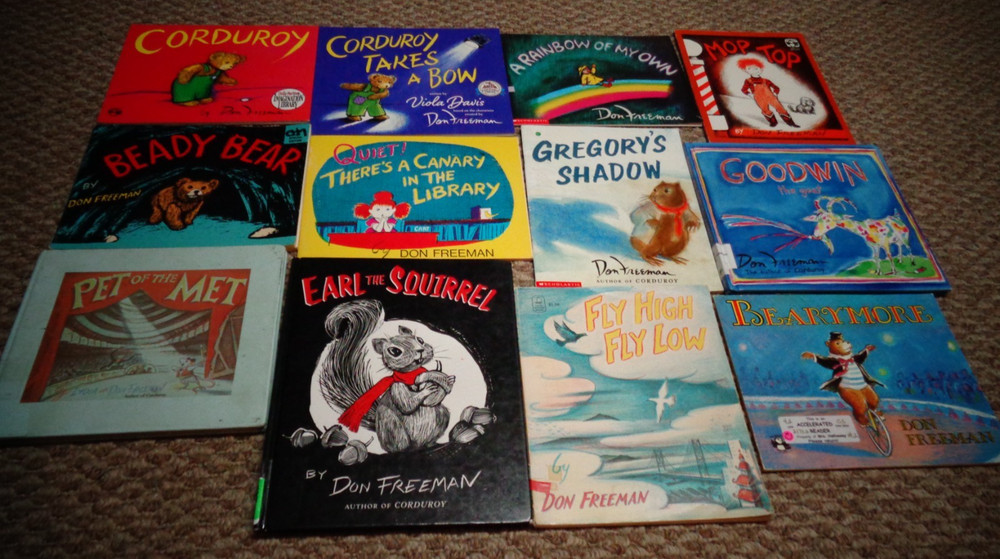 DON FREEMAN – 12 books – MOP TOP, BEARYMORE, CORDUROY…
