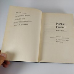 Heroic Finland by David Hinshaw Illustrated HCDJ 1952 G.P. Putnam’s Sons