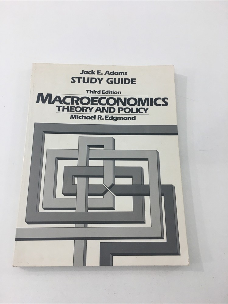 Macroeconomics : Theory and Policy – Michael R. Edgmand (1987, Paperback)
