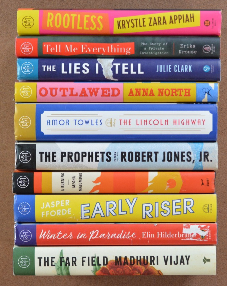 Lot 10 HBDJ Book of the Month Club Books (BOTM) Various Titles & Authors