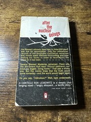 A Canticle for Leibowitz Walter M. Miller Jr. Bantam Paperback 1961 3rd Printing